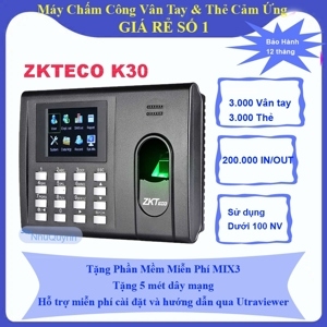 Máy chấm công ZKTeco K30-ID
