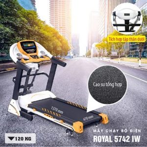 Máy chạy bộ điện 4 chức năng Royal-5742IW