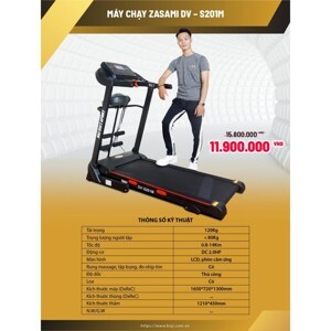 Máy chạy bộ điện Đại Việt Sport S201M