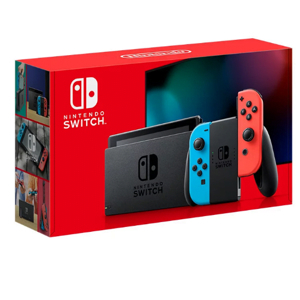 Máy chơi game nintendo switch với neon blue kèm 2 game zelda breath of the wild zelda link s awakening model 2019