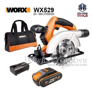 Máy cưa đĩa dùng pin 20V Worx Orange WX529