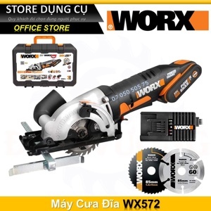 Máy cưa đĩa dùng pin Worx Orange WX527