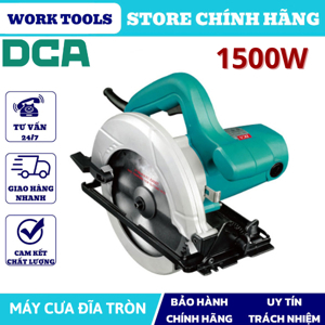 Máy cưa đĩa tròn 1500W DCA AMY03-185S