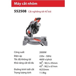 Máy cưa vòng Sencan 552508 2000W