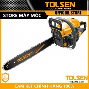 Máy cưa xích chạy xăng 2.9hp Tolsen 79614