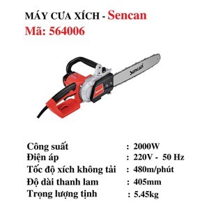 Máy cưa xích điện Sencan 564006 - 1300W