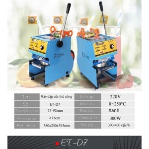 Máy dán miệng ly Eton ET-D7