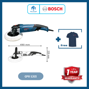 Máy đánh bóng 1250W dạng tròn Bosch 06013890K0