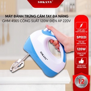 Máy đánh trứng cầm tay Sokany GHM-4565