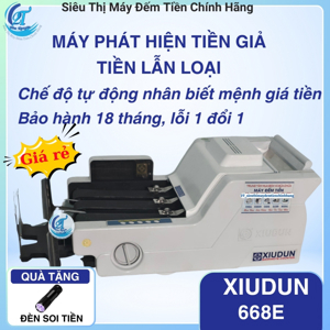 Máy đếm tiền Xiudun 668E