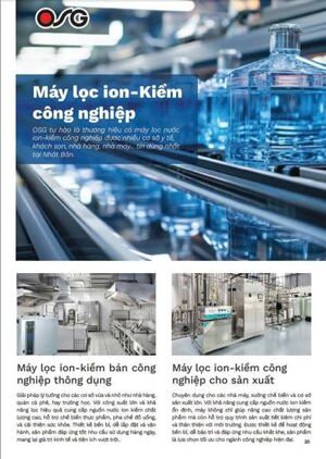 Máy điện giải ion kiềm OSG NDX-360PLW