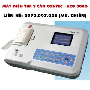 Máy điện tim 3 cần Contec ECG-300G