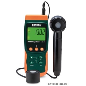 Máy đo ánh sáng đèn UV(UVA/UVC)/Ghi dữ liệu Extech - SDL470