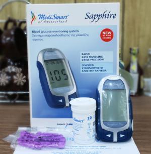 Máy đo đường huyết Medismart Sapphire Plus