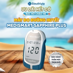 Máy đo đường huyết Medismart Sapphire Plus