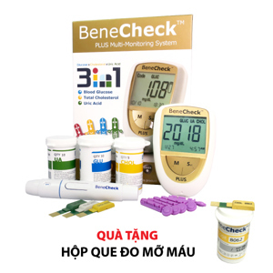 Máy đo đường huyết, mỡ máu, gút BeneCheck