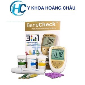 Máy đo đường huyết, mỡ máu, gút BeneCheck