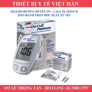 Máy đo đường huyết On-Call Platinum