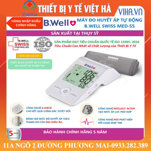 Máy đo huyết áp bắp tay B.Well Swiss MED-55