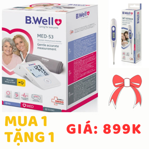 Máy đo huyết áp bắp tay B.Well Swiss MED-53