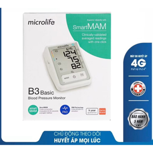 Máy đo huyết áp bắp tay Microlife B3 Basic