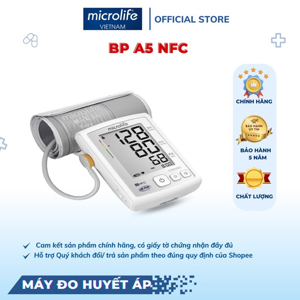 Máy đo huyết áp bắp tay Microlife BP A5 NFC