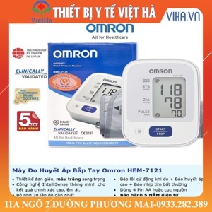 Máy đo huyết áp bắp tay Omron HEM-7121