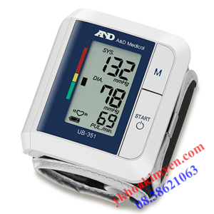 Máy đo huyết áp cổ tay tự động AND UB-351