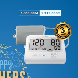 Máy đo huyết áp điện tử bắp tay Citizen CHU-503