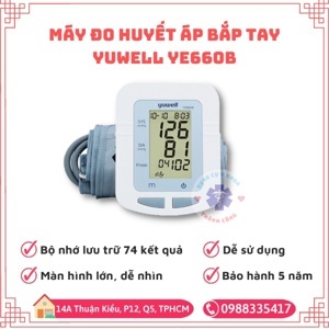 Máy đo huyết áp điện tử Yuwell YE660B