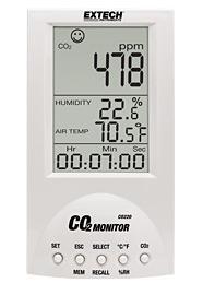 Máy đo khí CO2, nhiệt độ, độ ẩm để bàn Extech CO220