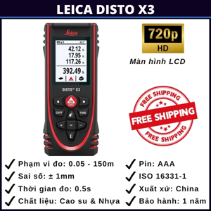 Máy đo khoảng cách laser Leica Disto X3