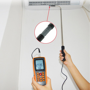 Máy đo lưu lượng tốc độ nhiệt độ gió GM8903