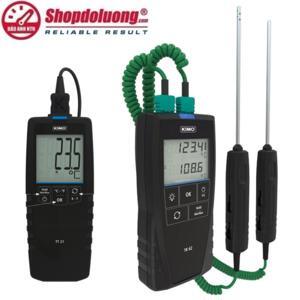 Máy đo nhiệt độ tiếp xúc kiểu K, J, T, S Kimo TT21