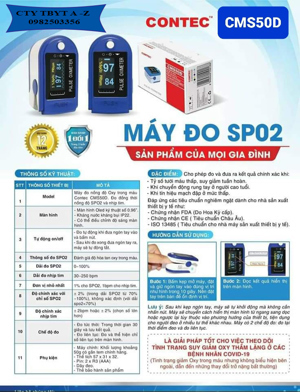 Máy đo nồng độ oxy trong máu CMS50D