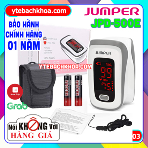 Máy đo SPO2 & Nhịp tim Jumper JPD-500E