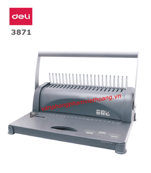 Máy đóng gáy lò xo Deli 3871