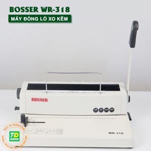 Máy đóng tài liệu lò xo kẽm Bosser WR318 (WR-318)