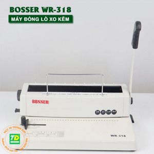 Máy đóng tài liệu lò xo kẽm Bosser WR318 (WR-318)