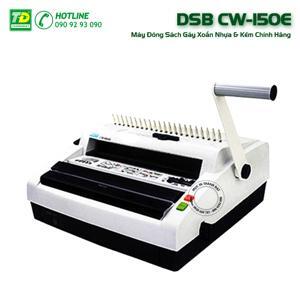Máy đóng sách gáy xoắn nhựa và kẽm DSB CW150E (CW-150E)