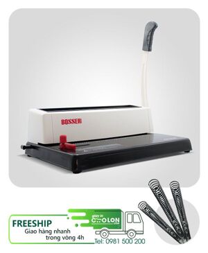 Máy đóng sách lò xo xoắn ốc Bosser CI338 (CI-338)