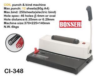 Máy đóng sách lò xo xoắn ốc Shred-ET Bosser CI-348