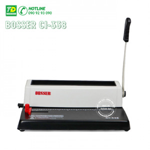 Máy đóng sách lò xo xoắn ốc Bosser CI338 (CI-338)