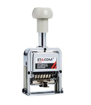 Máy đóng số nhảy tự động 6 số Stacom C606