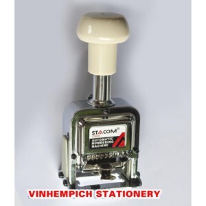 Máy đóng số nhảy tự động 7 số Stacom C607
