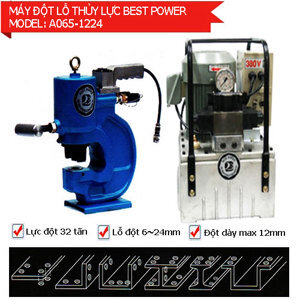 Máy đột lỗ thủy lực Bestpower A065-1224