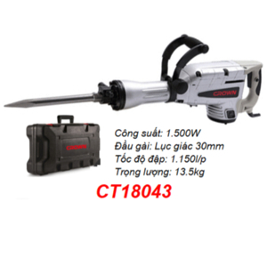 Máy đục bê tông CT18043 - 1500W