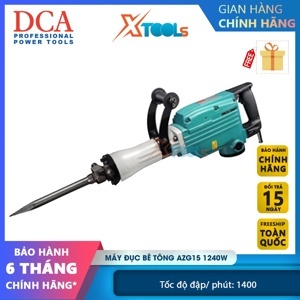 Máy đục bê tông DCA AZG15 (Z1G-FF-15) - 1240W, 30mm