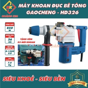 Máy đục bê tông Gaocheng GC-HD326 850W