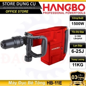 Máy đục bê tông Hangbo HB-11E - 1500W